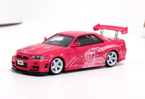 Jdm pink skyline - cr,